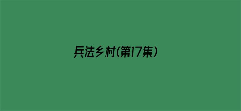 兵法乡村(第17集)